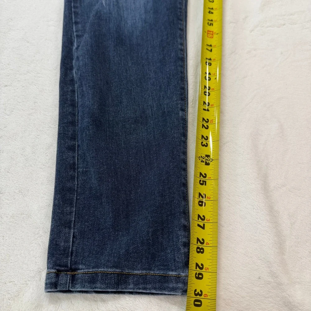 Ferryboat 76 Jogger Jeans Mens 38 Blue‎ Good Elastic Waist Drawstring Distressed